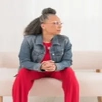 Tanya Turner, MBA, SHRM-CP, PHR, HR Director, SALTO Systems, Inc. seen sitting casualy on a flat platform